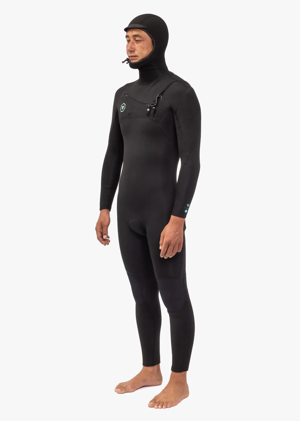 7 Seas 5-4-3 Full Hooded Chest Zip Wetsuit