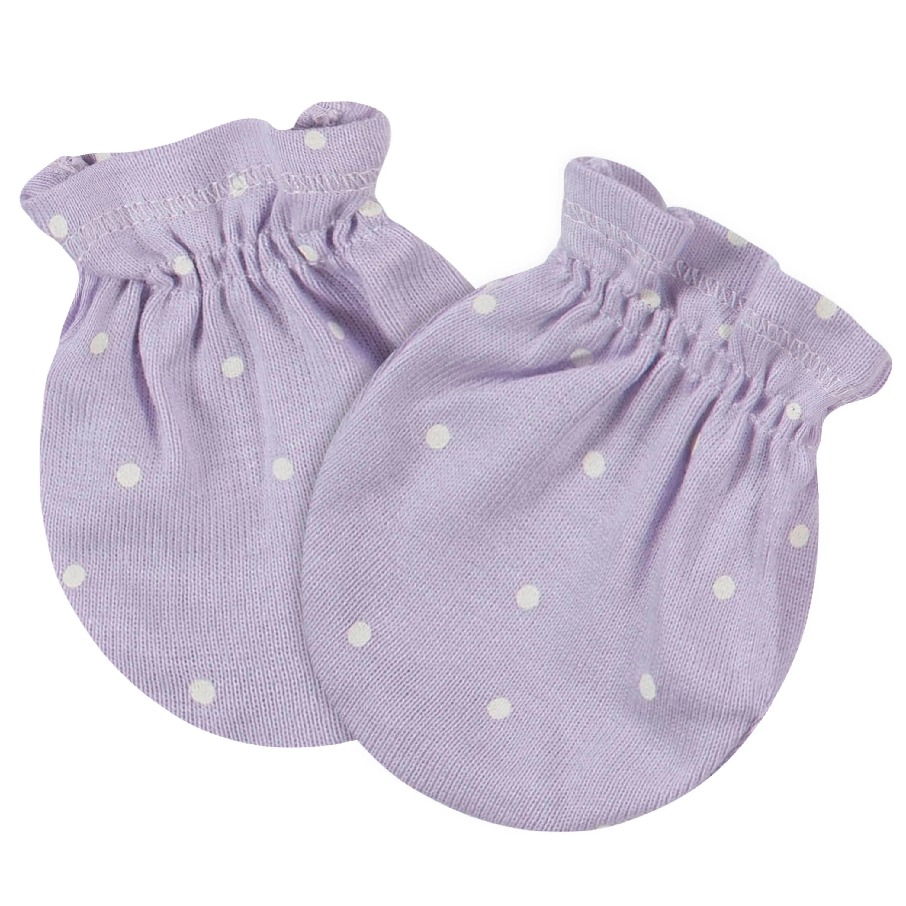 8-Piece Baby Girls Bunny Caps & Mittens Set