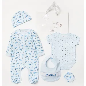 Baby Boy Clothing Blue 'Toys' Gift Set