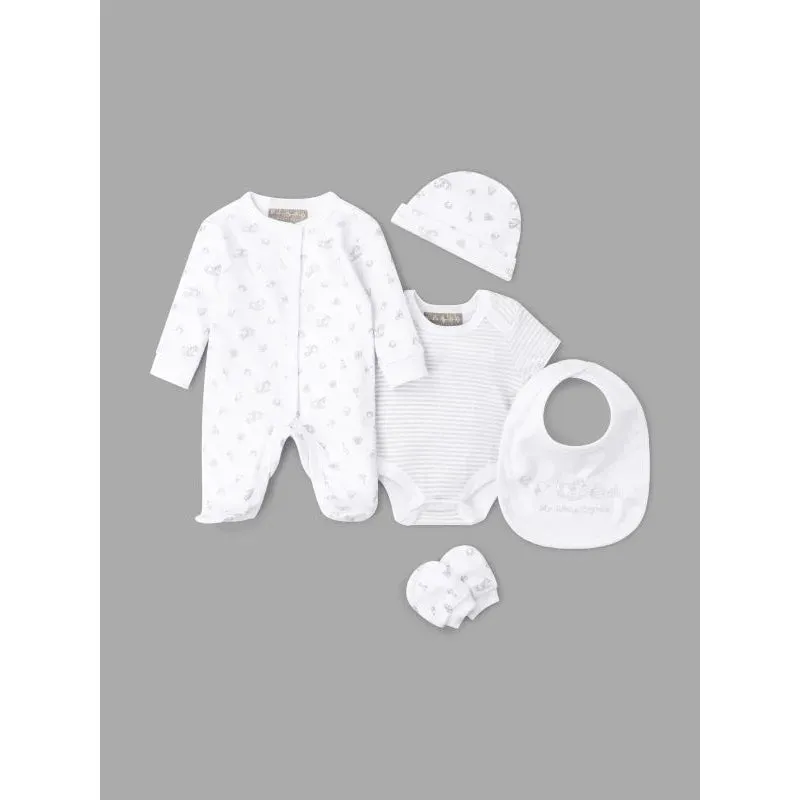 Baby Clothing Unisex Neutral 5pc Gift Set 'My Little Toy Box'