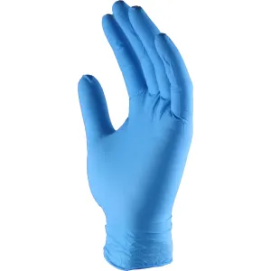 Blue Nitrile 6mil Gloves (100/bx)