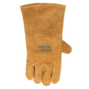 BW 10-2000RH RIGHT HAND ONLY - COMFOflex® Premium Leather Welding Gloves, Leather, Large Right Hand, Buck Tan