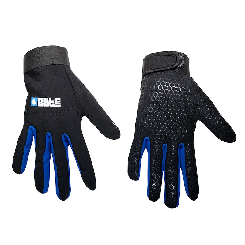 BYTE SKIN GLOVES BLACK ROYAL