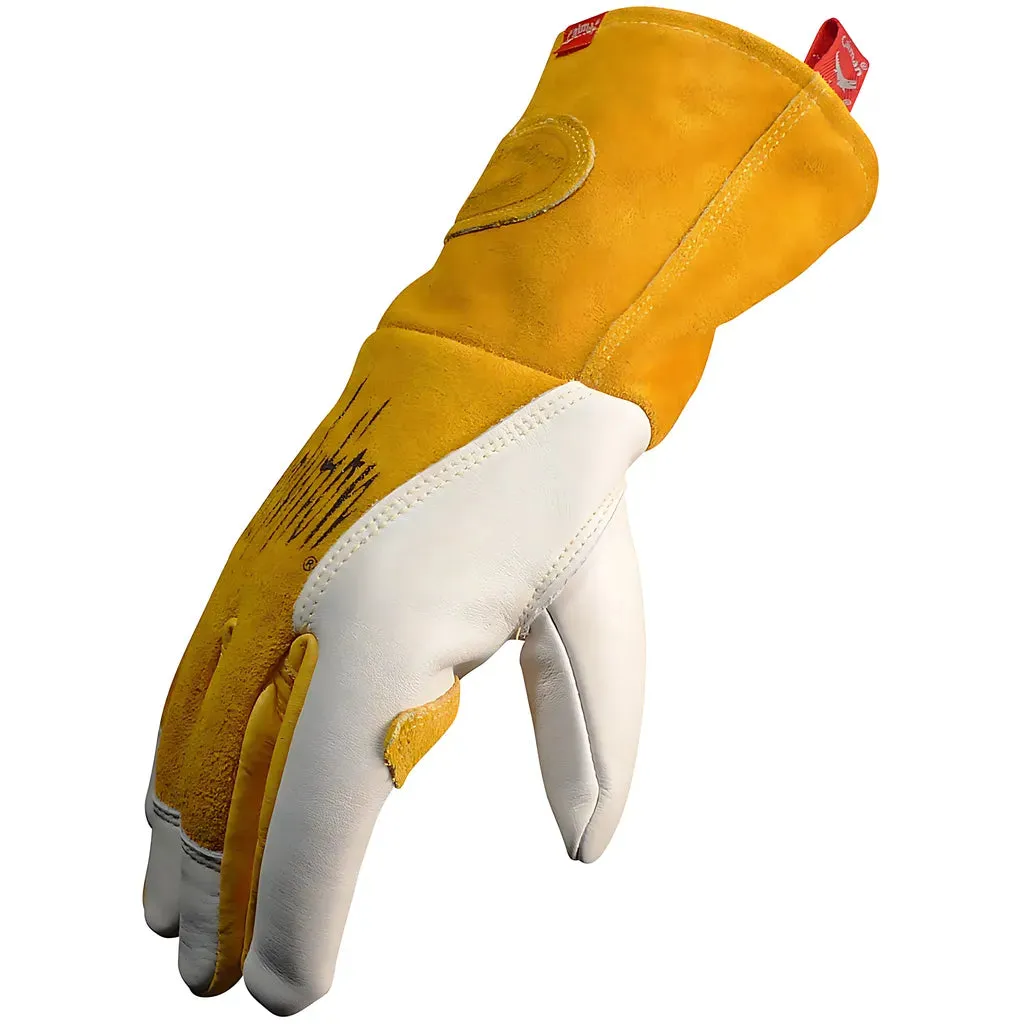 Caiman 1810-4 Premium Cow Grain MIG/Stick Welder's Glove with Two-Layer Insulated Back