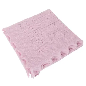 Cosy Cashmere Baby Shawl - Pink