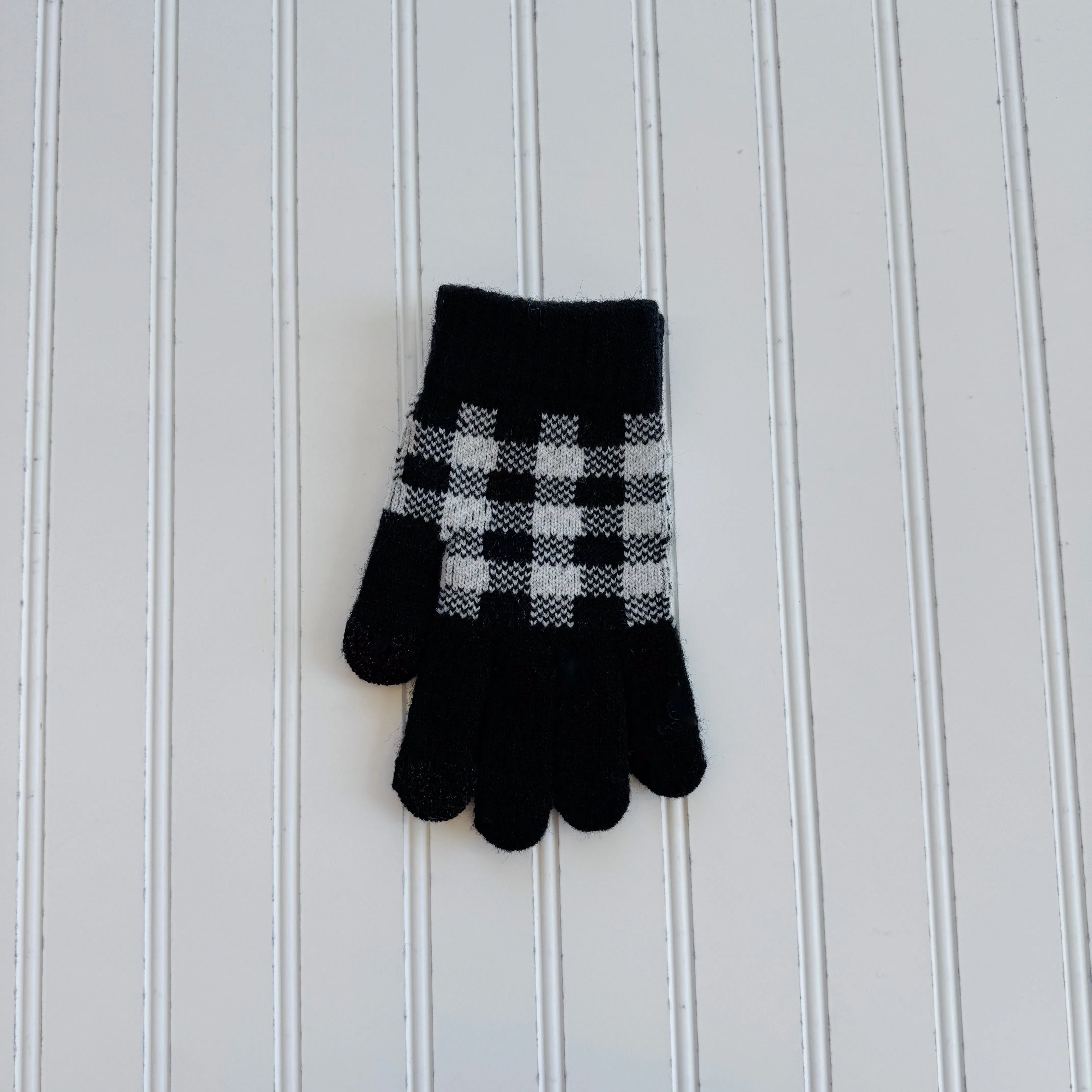 Cozy Checkered Gloves