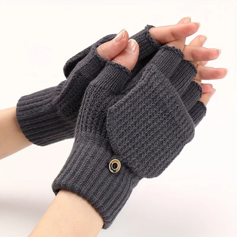 Cozy Mens Fingerless Gloves  Perfect Gift Choice for Winter