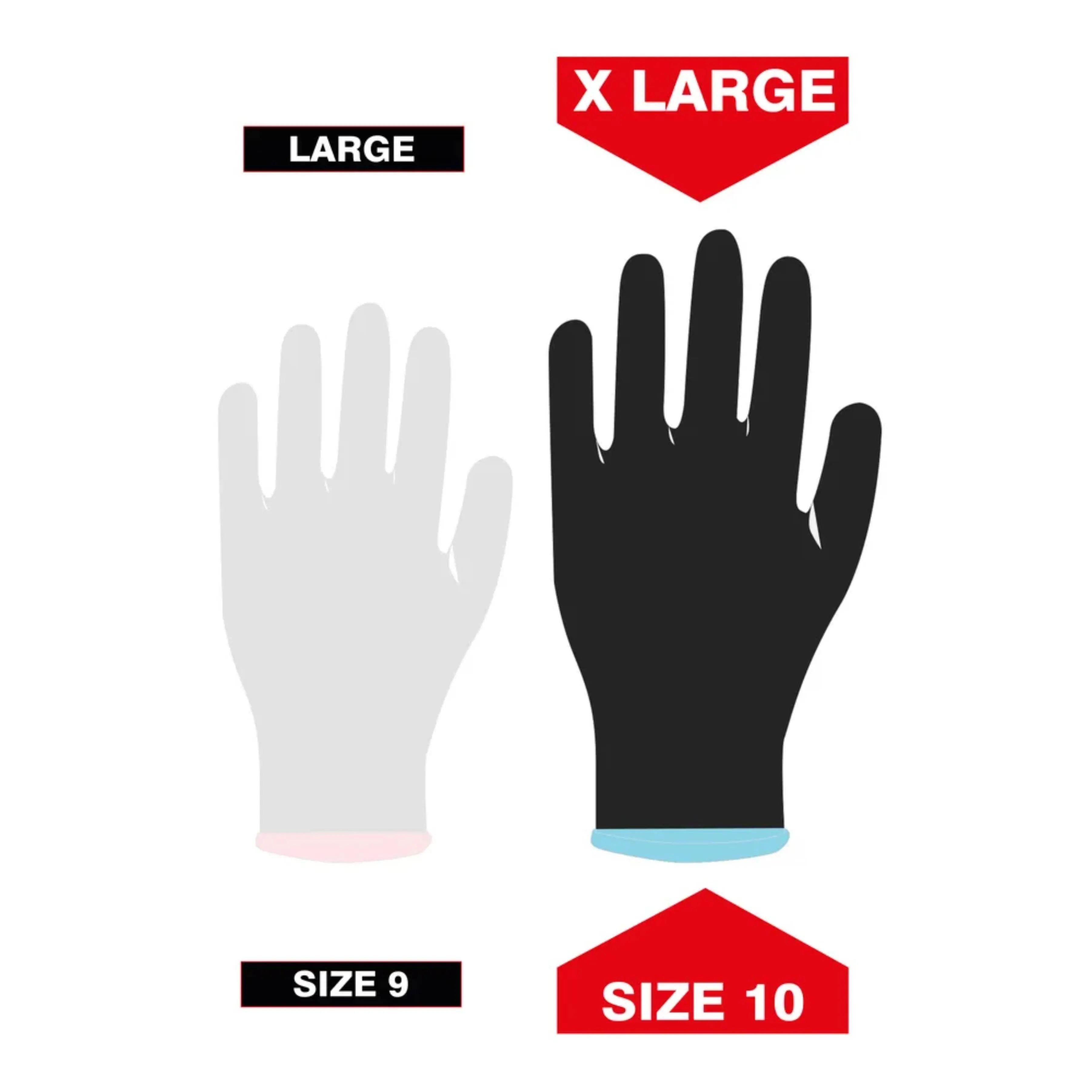 DEKTON Size 10/XL Premium Ultimate Comfort Latex Foam Working Gloves