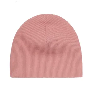 Designer Kidz Bobbie Rib Beanie - Tea Rose