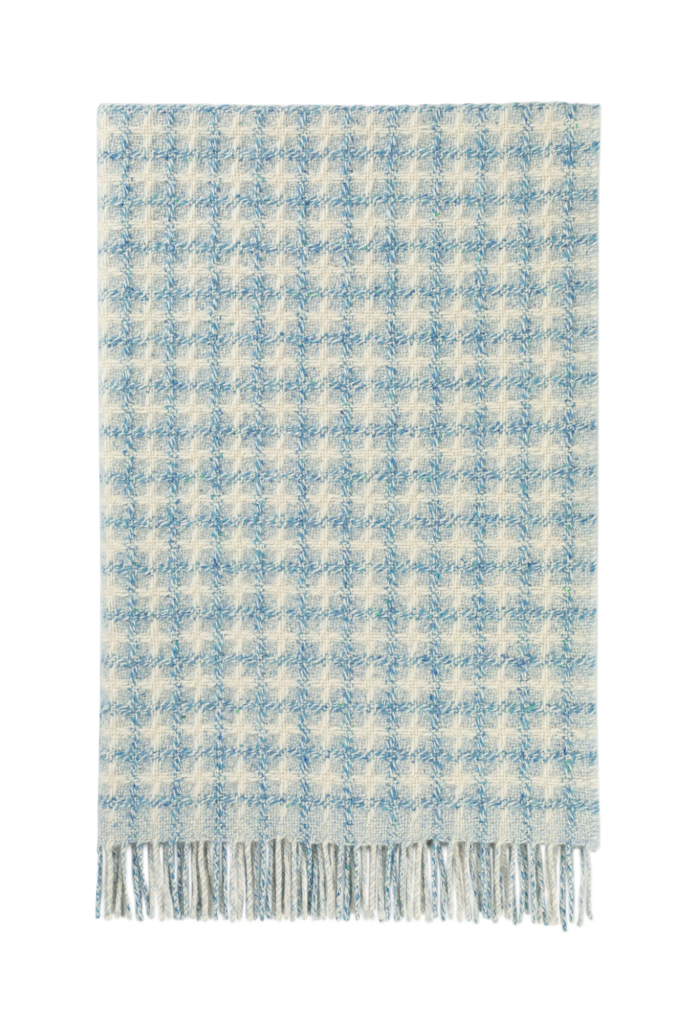 Donegal Cashmere Blue Baby Blanket