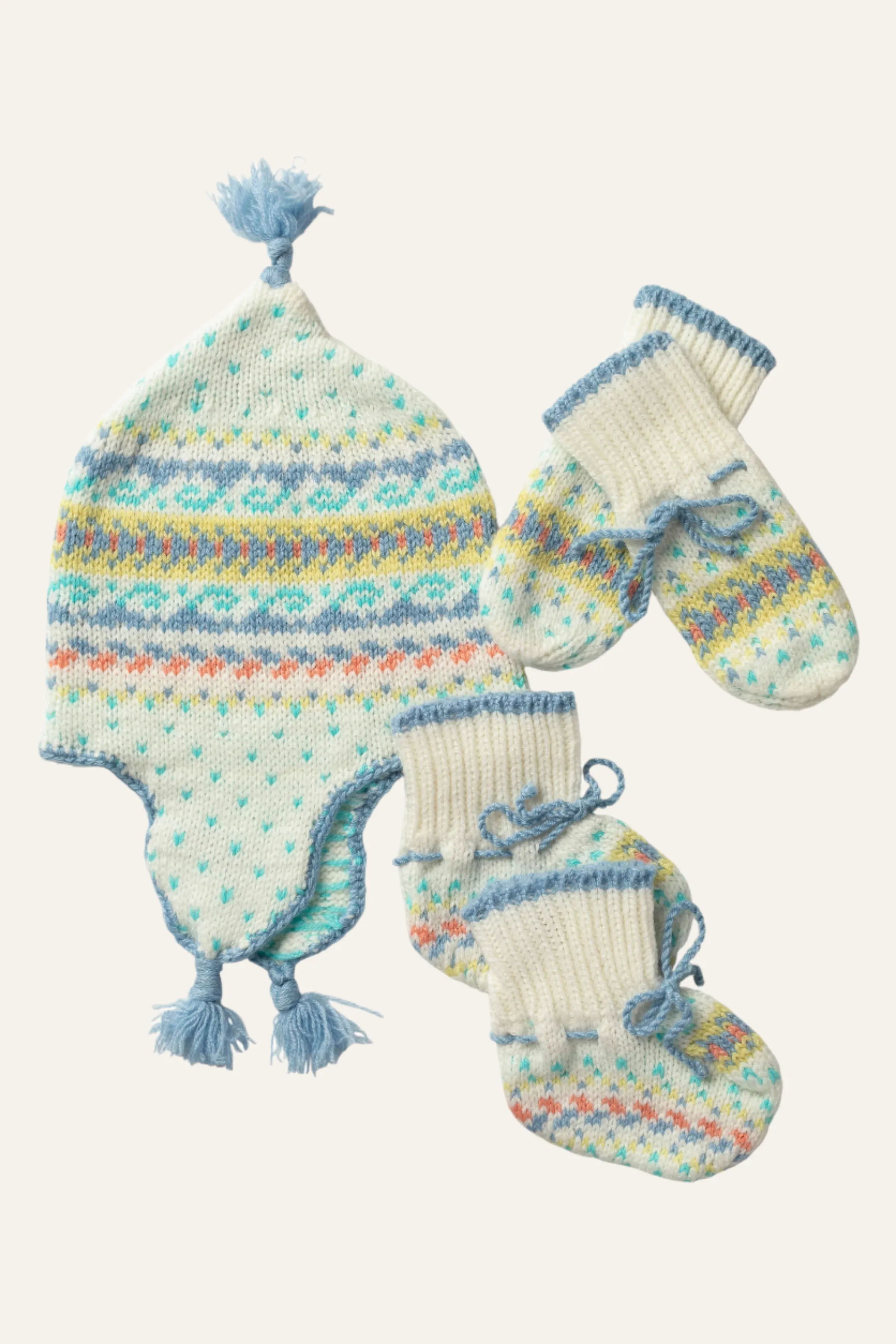 Fairisle Baby Accessories Gift Set