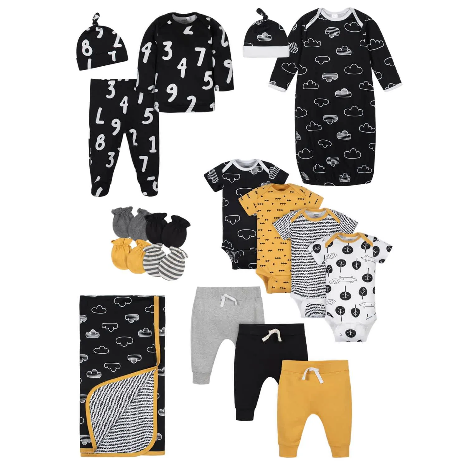 Gerber® 17-Piece Baby Boys' Nature Gift Set