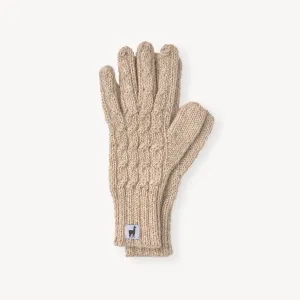 Hand-Knit Alpaca Gloves