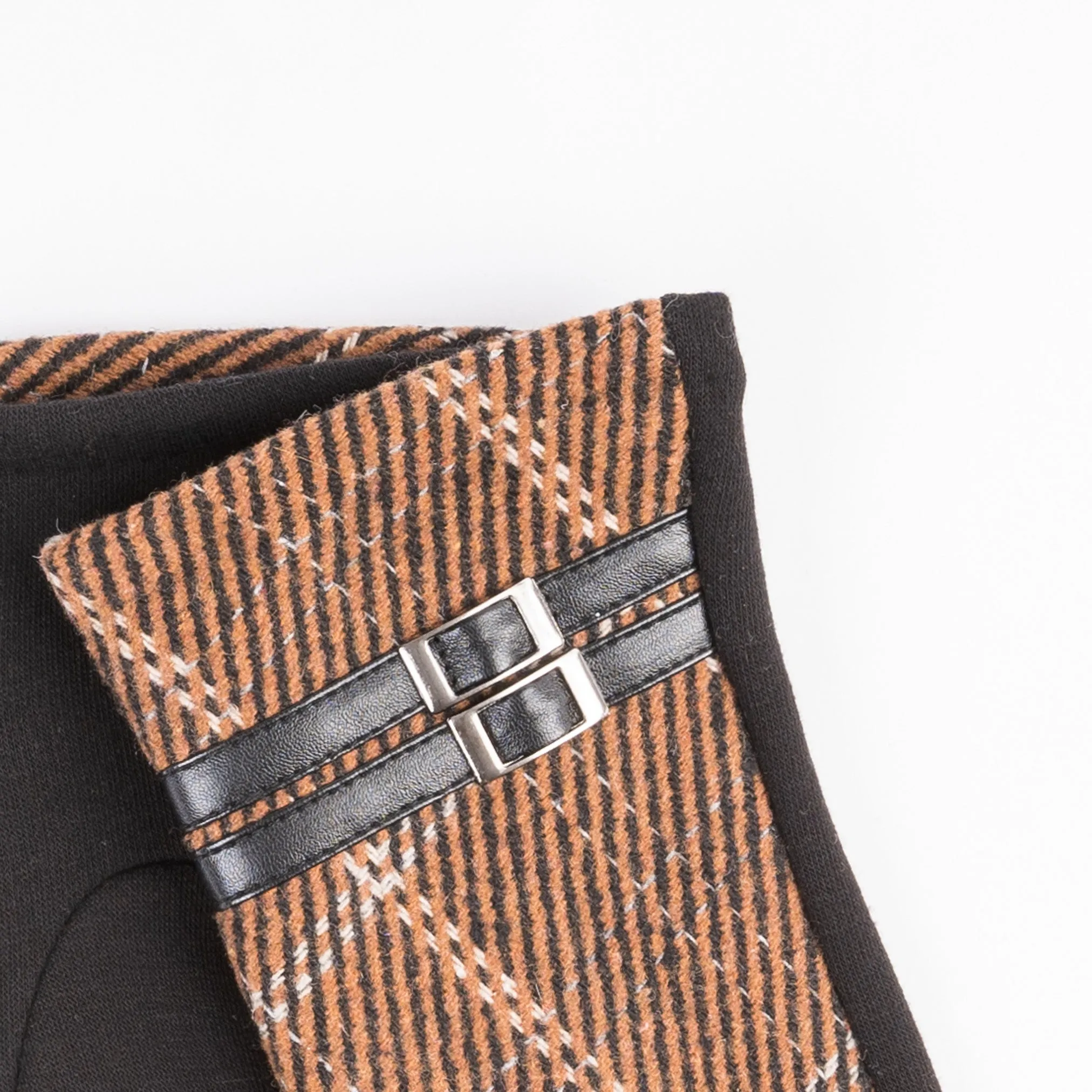 Herringbone Buckle Glove