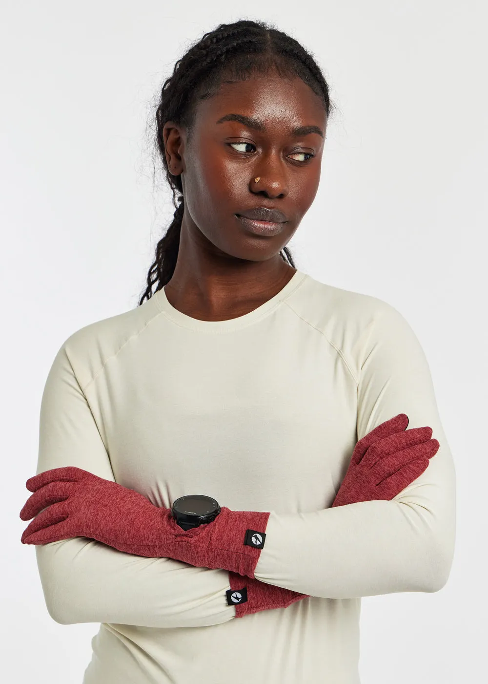 Oiselle Lux Watch Window Gloves