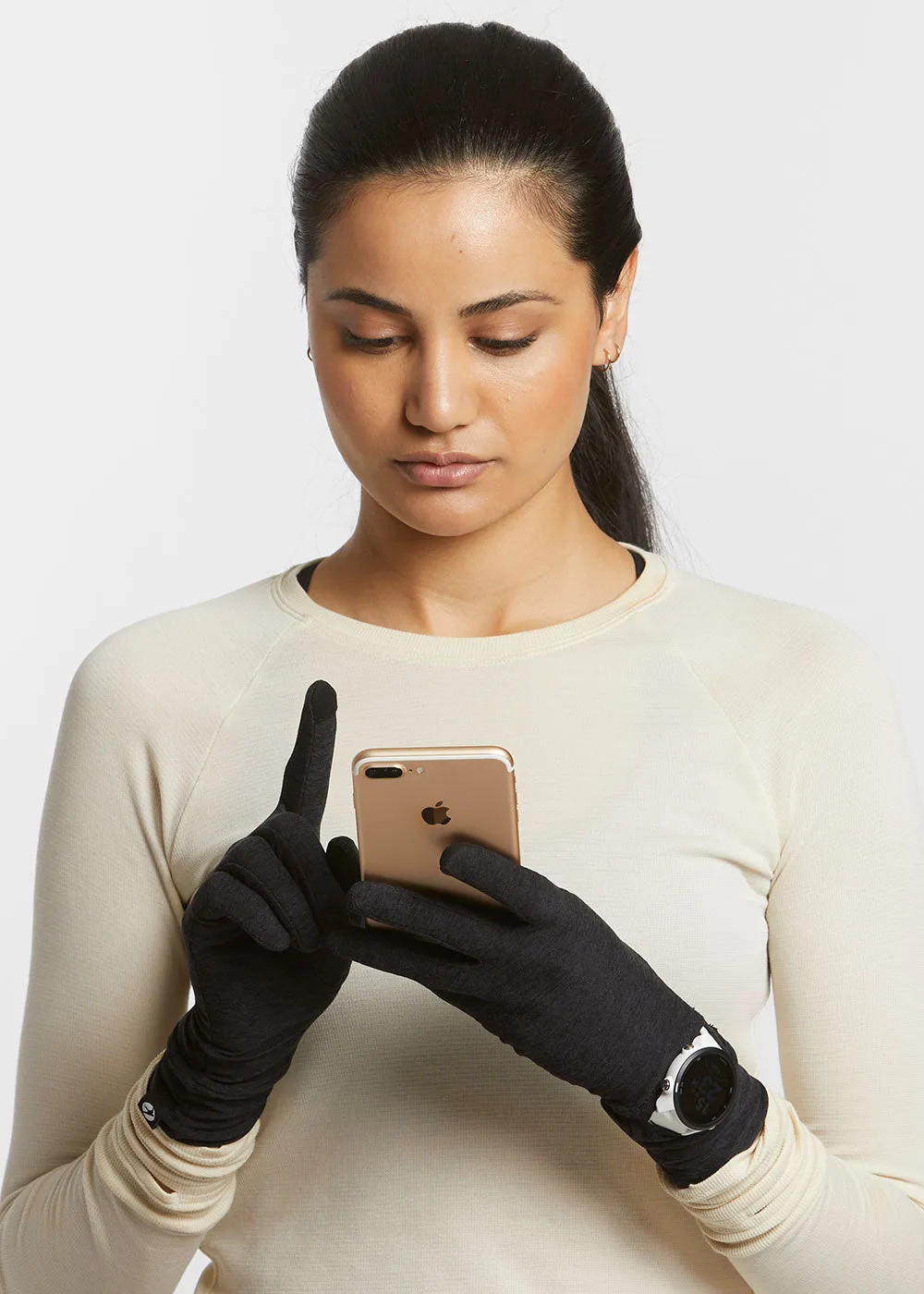 Oiselle Lux Watch Window Gloves