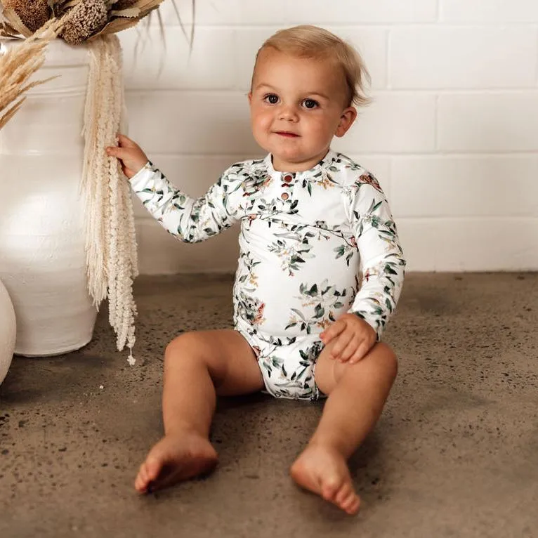 Organic Bodysuit - Eucalypt