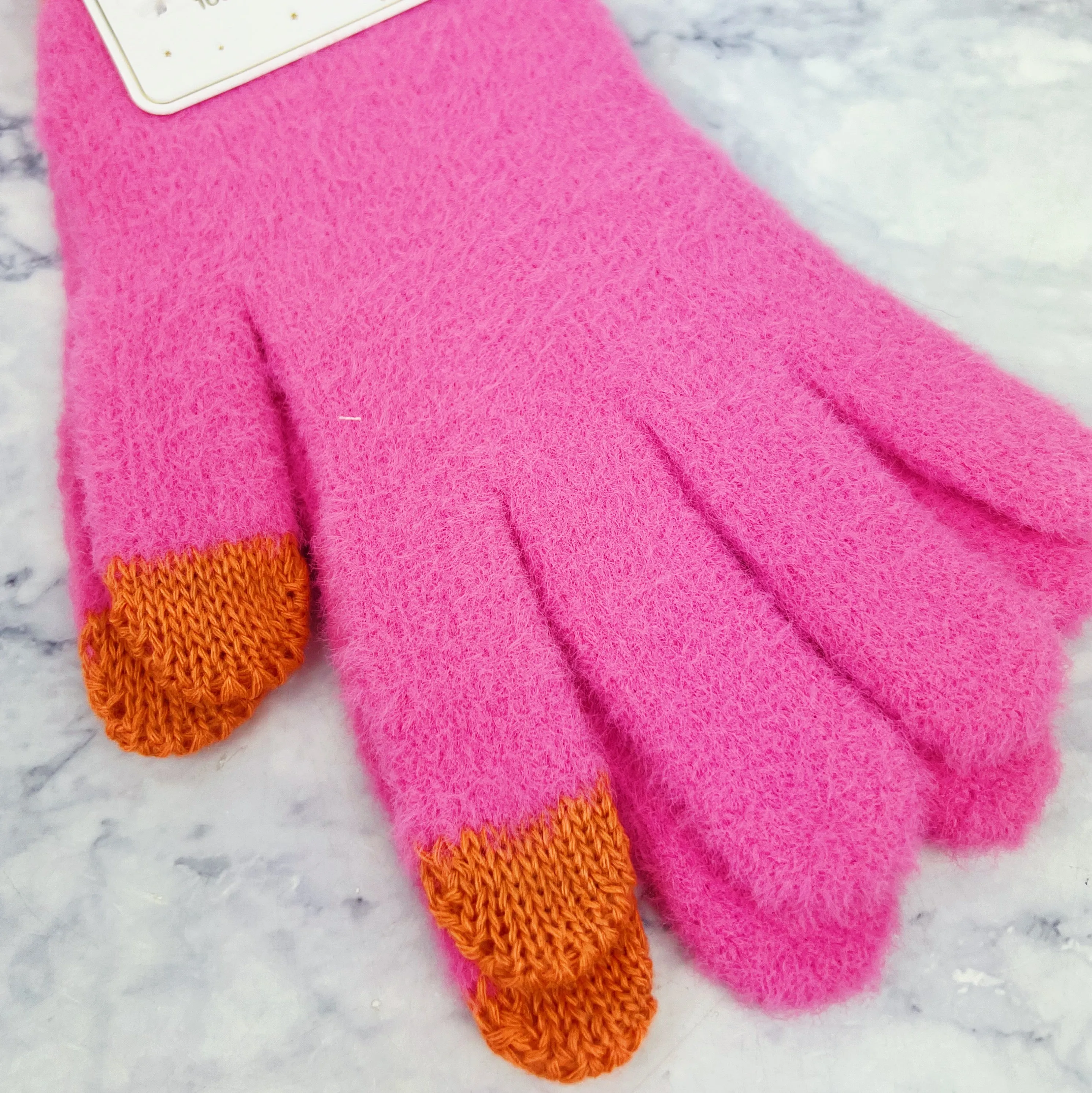 Power Pink Touchscreen Gloves