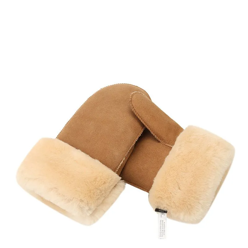 UGG Fluffy Sheepskin Mittens