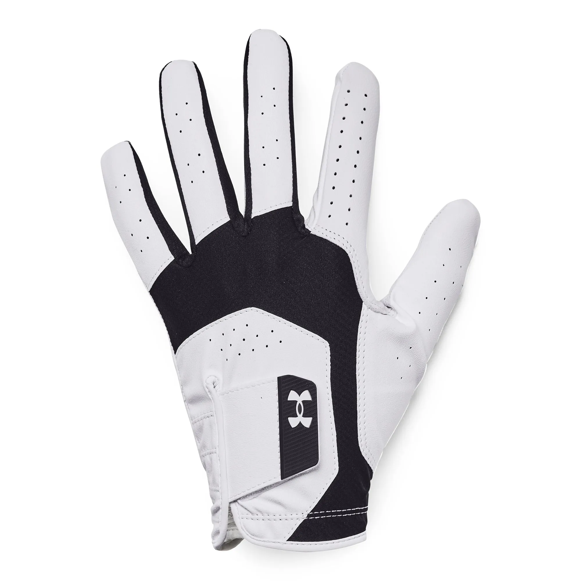 Under Armour Womens Iso-Chill Golf Gloves - BLACK/WHITE/WHITE