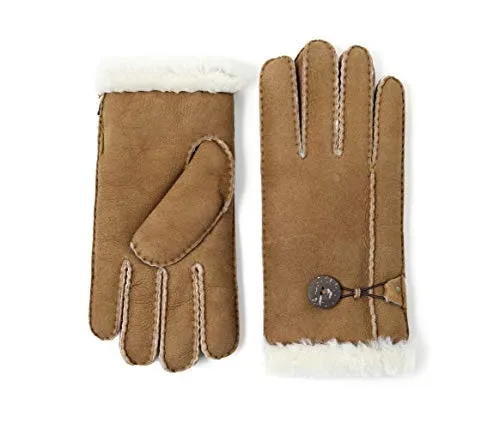 YISEVEN Women's Lambskin Shearling Leather Gloves